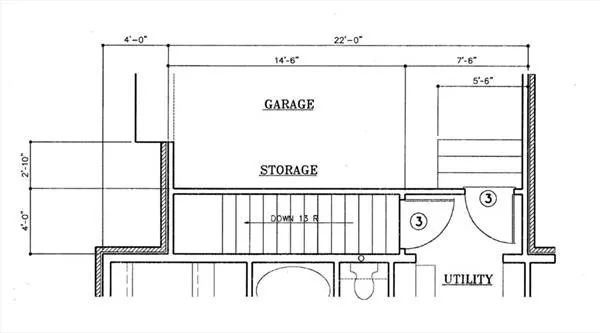 Optional Basement stair location